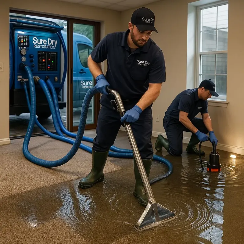 Water Extraction and Removal process in Weeki Wachee Gardens, FL